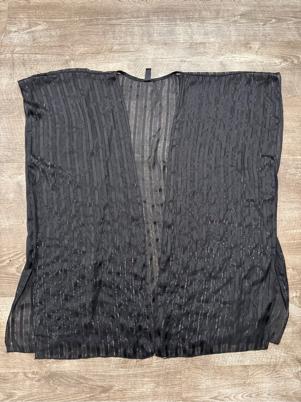 Windsor Black Sheer Kimono O/S